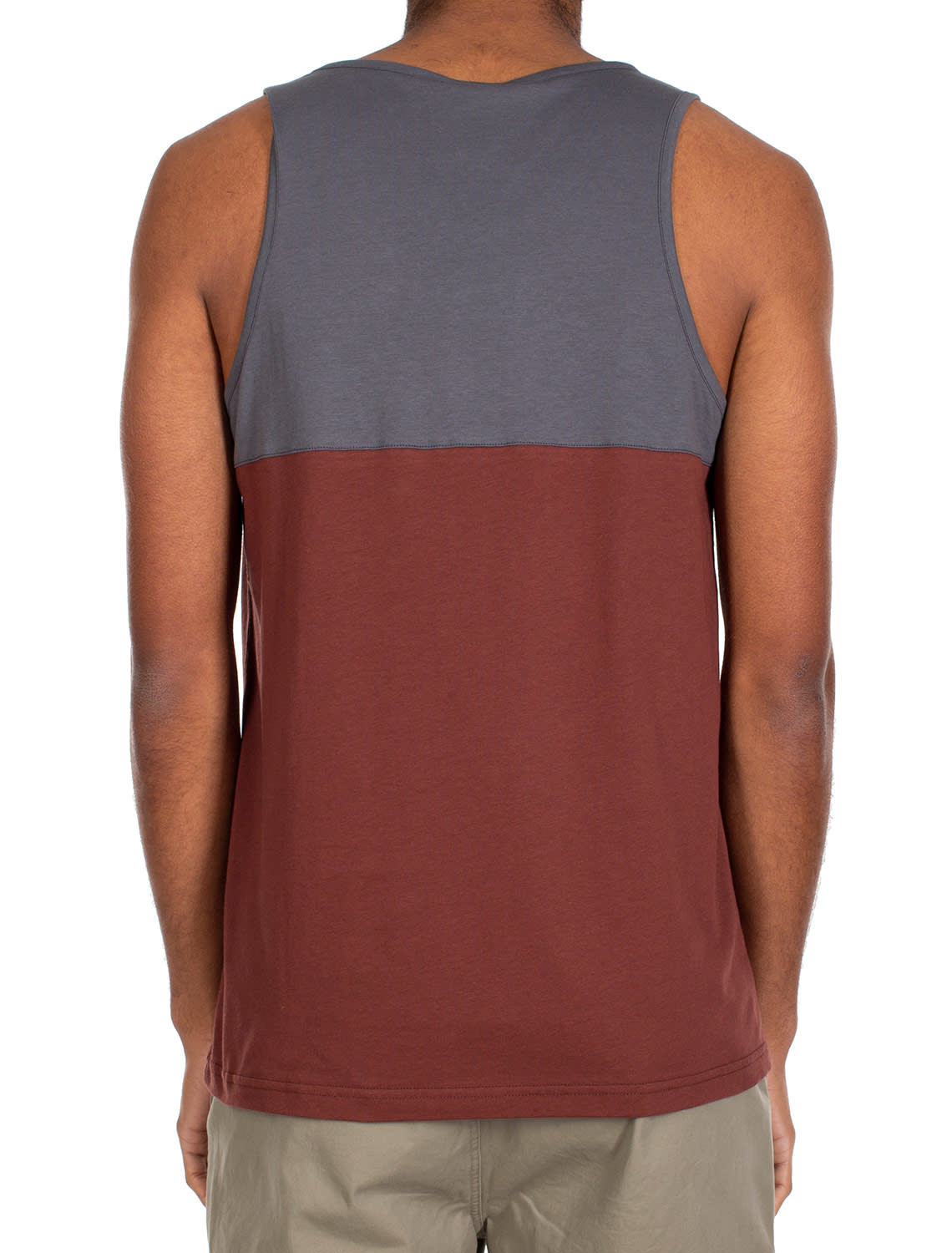 Iriedaily Iriedaily, Block Pocket Tank, dark rum, S