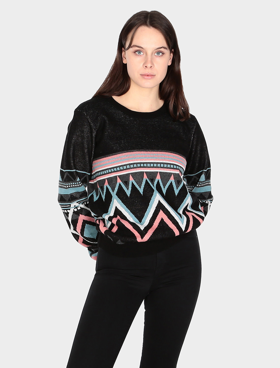 Iriedaily Iriedaily, Holina Knit, black rose, XS