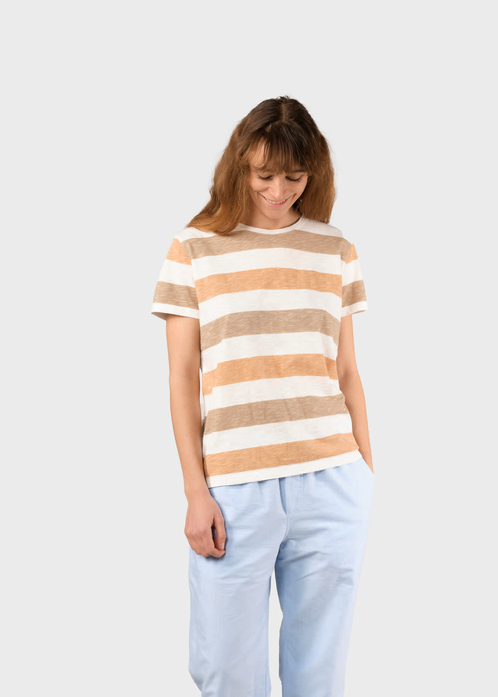 Klitmøller Klitmøller, Tabita Tee, cream/sand/oak, L