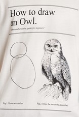 Dedicated Dedicated, Stockholm Draw Owl, whisper white, XL