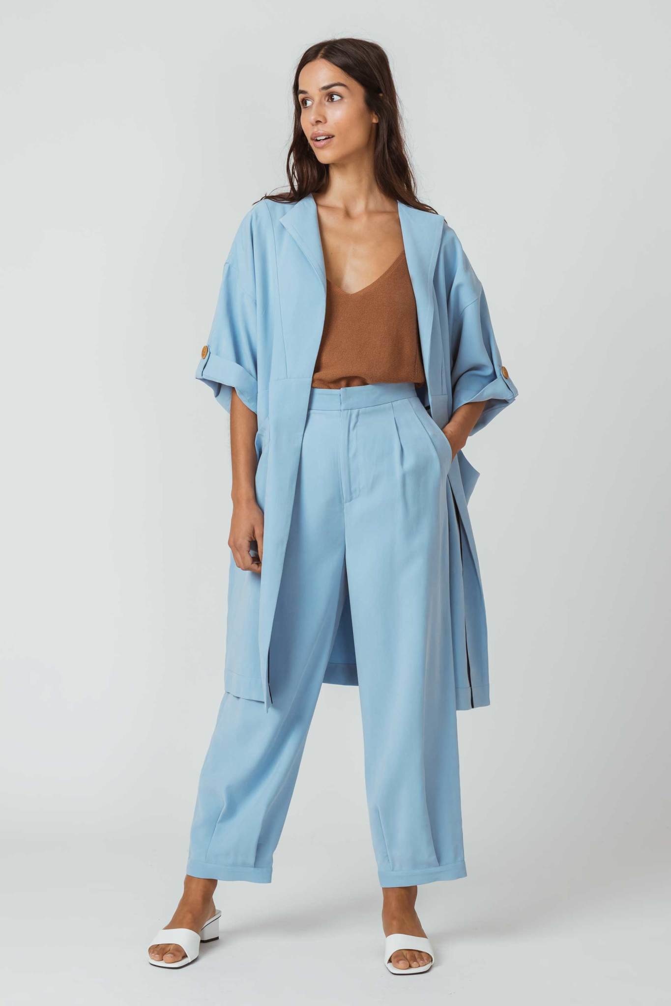 Skunkfunk SKFK, Izea Trouser, pale blue, XS