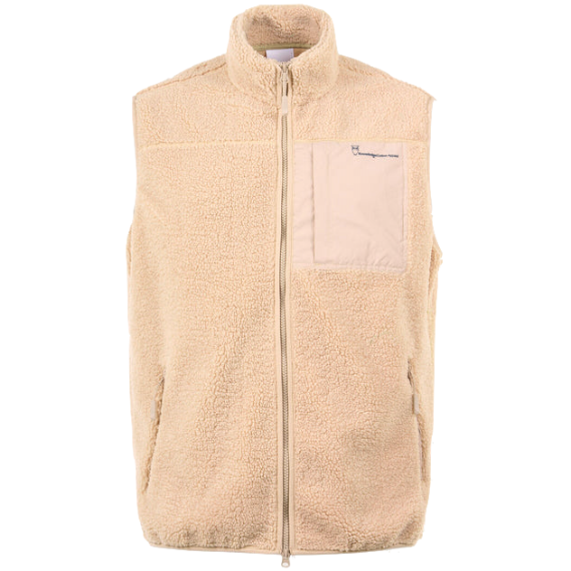 KnowledgeCotton Apparel KnowledgeCotton, Elm Teddy Fleece Vest, item colour, XL