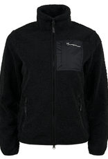 KnowledgeCotton Apparel KnowledgeCotton, Betony Teddy Zip Jacket, black jet, XS