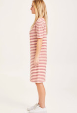 KnowledgeCotton Apparel KnowledgeCotton, Violet striped loose dress, shimp, L