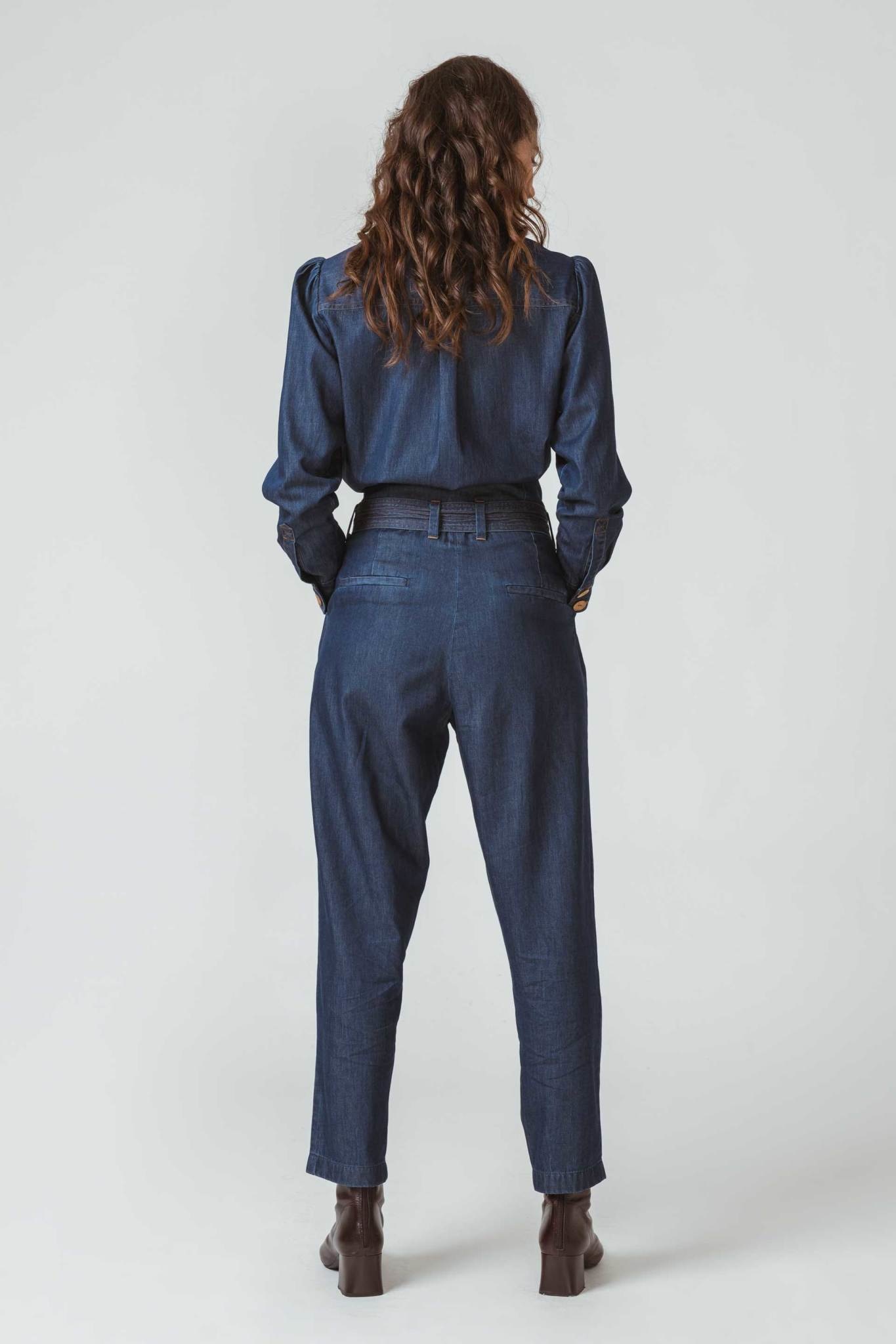 Skunkfunk Skfk, Loiara Trousers, dark denim, L (42)