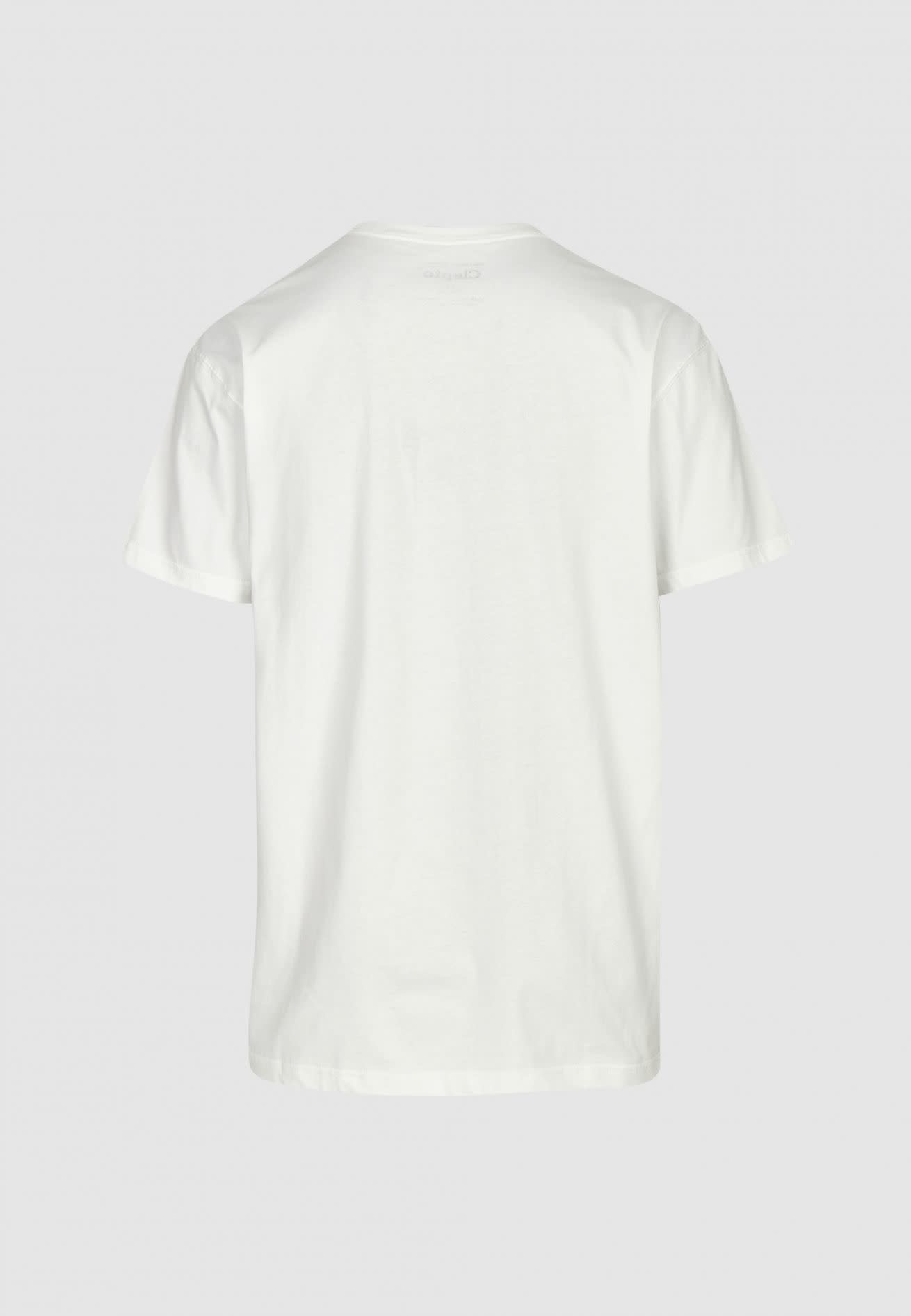 Cleptomanicx Cleptomanicx, Boxy Tee Happy Flyer, white, L