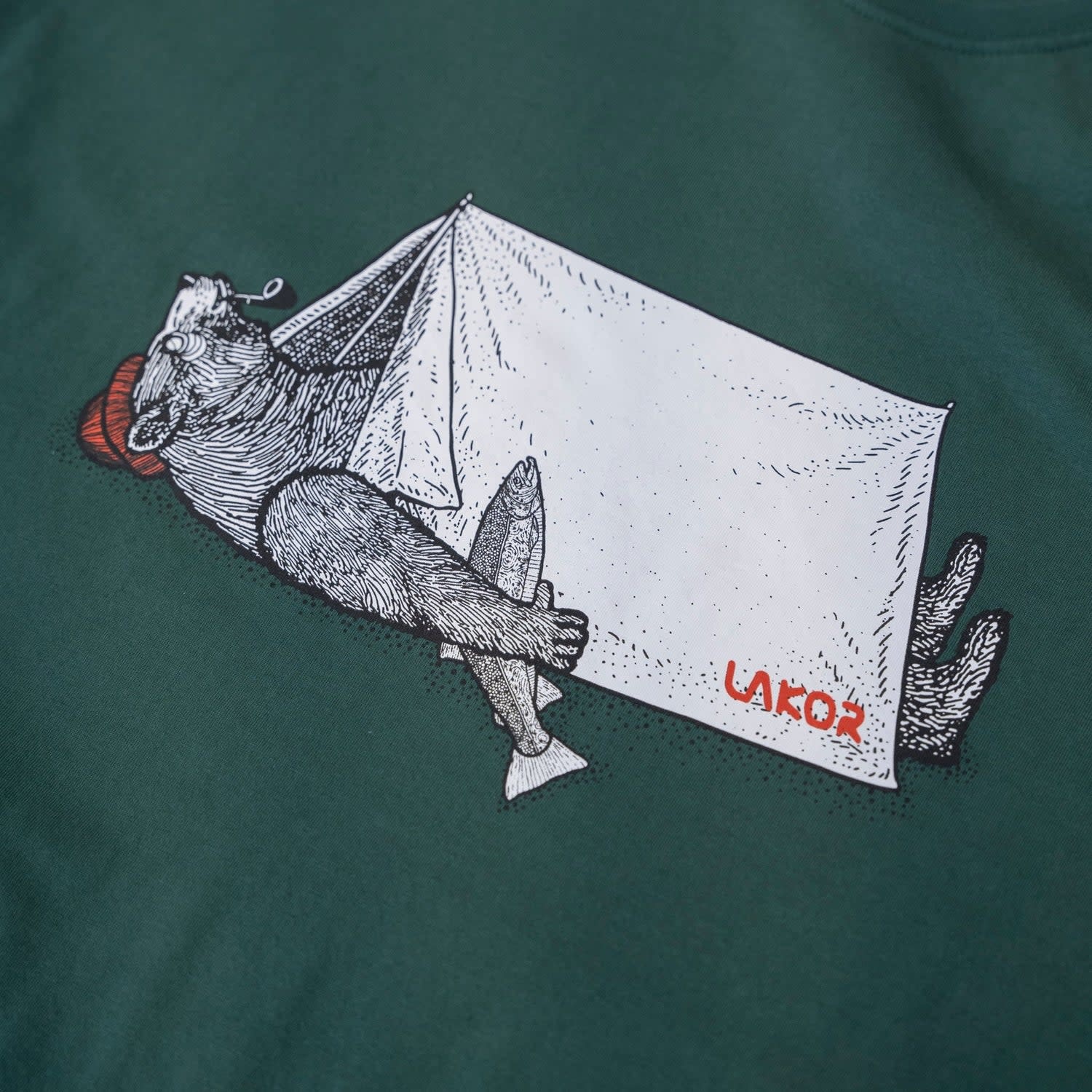 Lakor Lakor, Tent hibernation tee, oliv, XL