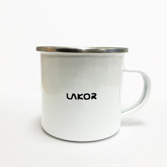 Lakor Lakor, Enamel mug, Pink van