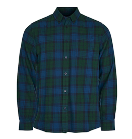 KnowledgeCotton Apparel KnowledgeCotton, Flannel checked, trekking green, L