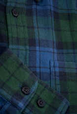 KnowledgeCotton Apparel KnowledgeCotton, Flannel checked, trekking green, L