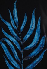 Dedicated Dedicated, T-Shirt Visby Big Leaf, black, XS