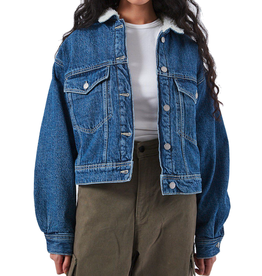 Dr.Denim Dr.Denim, Tilly Pile Jacket, blue jay mid retro, M