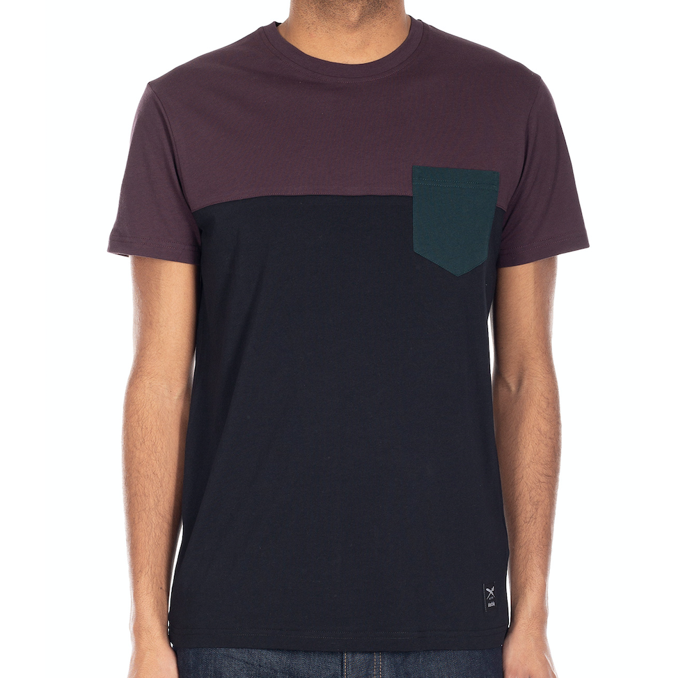 Iriedaily Iriedaily, Block Pocket 2 Tee, nightforest, S