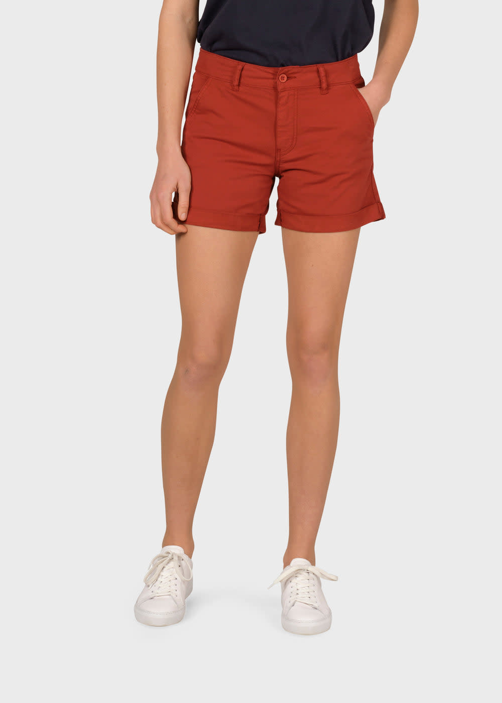 Klitmøller Klitmøller, Bella Corduroy Shorts, clay red, 28