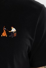 Dedicated Dedicated, T-Shirt Stockholm Camping Fire, black, S