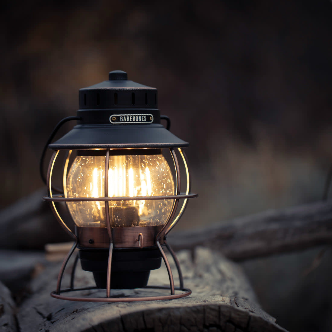 Barebones Barebones, Railroad Lantern, ocean blue