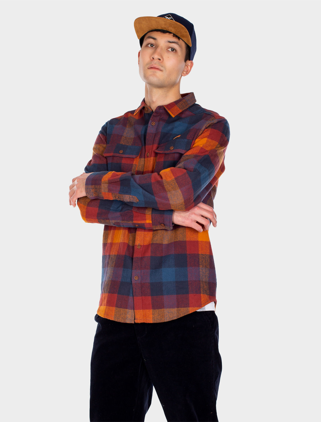 Iriedaily Iriedaily, Lumber Fella Shirt, dark rum, M