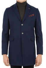 Ben Sherman, Covert Coat, Navy Blazer, S