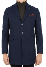 Ben Sherman, Covert Coat, Navy Blazer, M