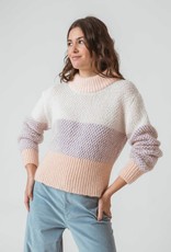 Skunkfunk Skfk, Nortza sweater, light pink and violet, L (42)