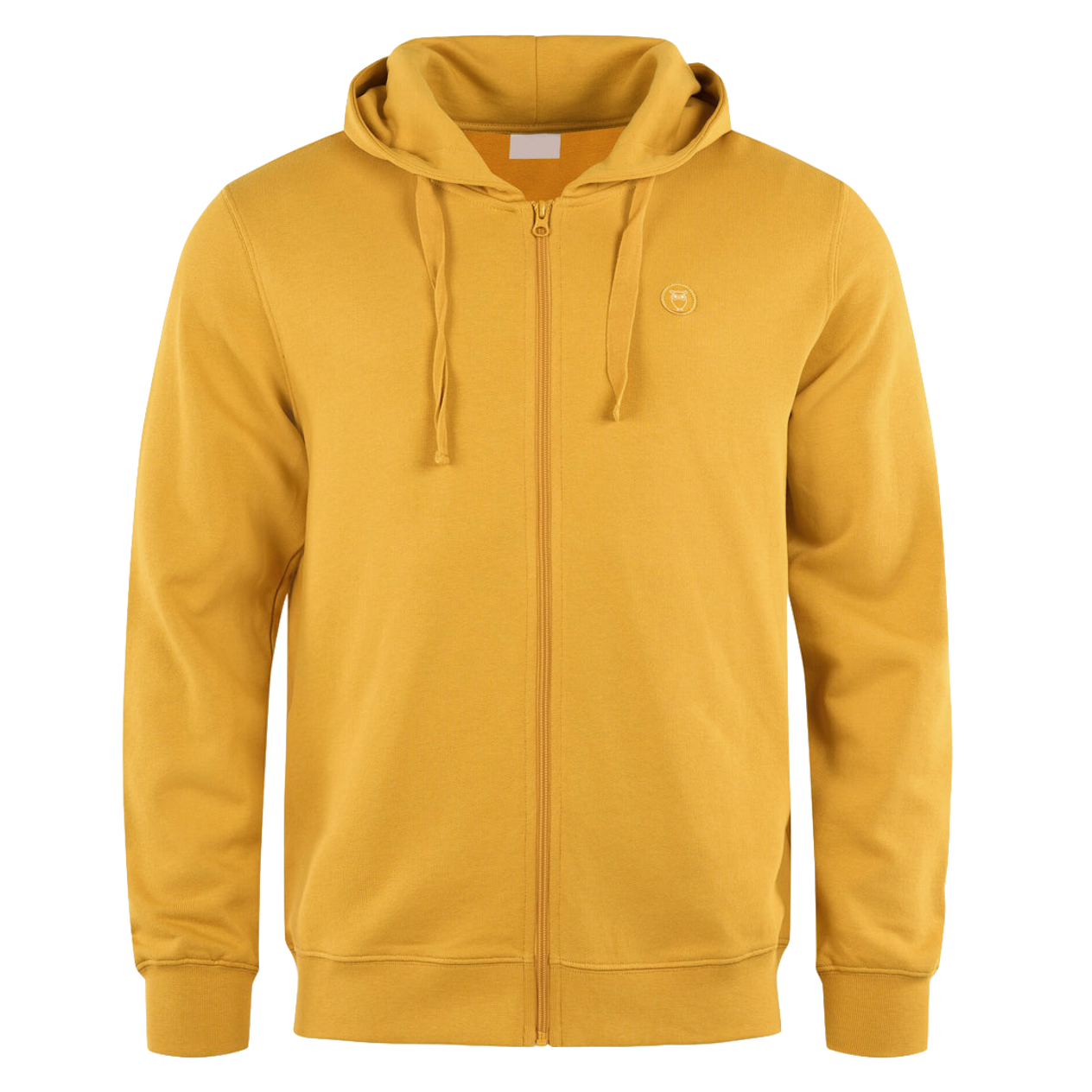 KnowledgeCotton Apparel KnowledgeCotton, Zip Hoodie sweat, honey gold, M