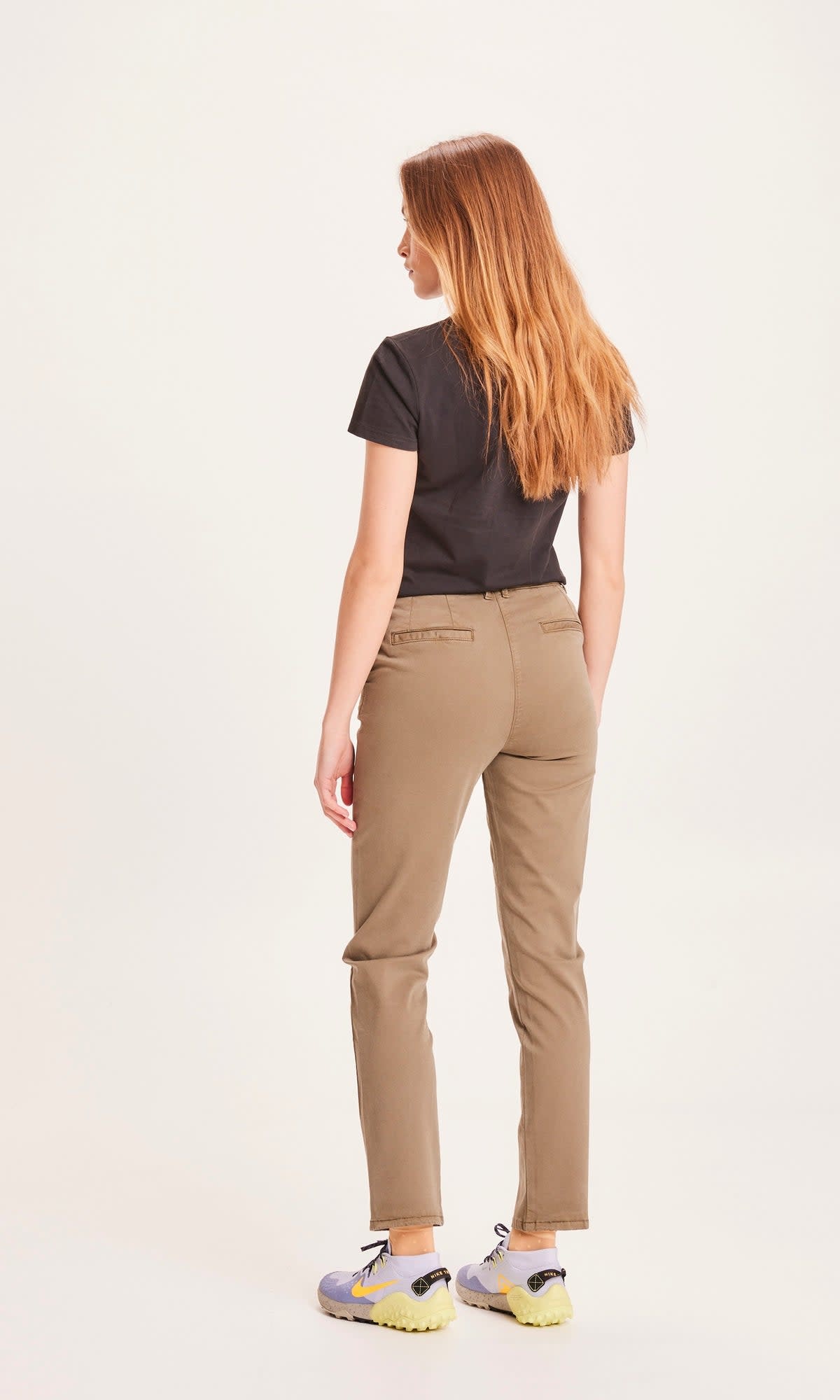 KnowledgeCotton Apparel KnowledgeCotton, Alma Slim Chino, Burned olive, 38