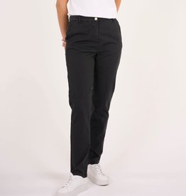 KnowledgeCotton Apparel KnowledgeCotton, Alma Slim Chino, black jet, 38