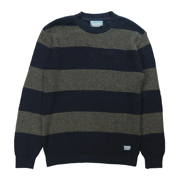 Vissla Vissla, Oxaca eco crew sweater, Dark olive, L