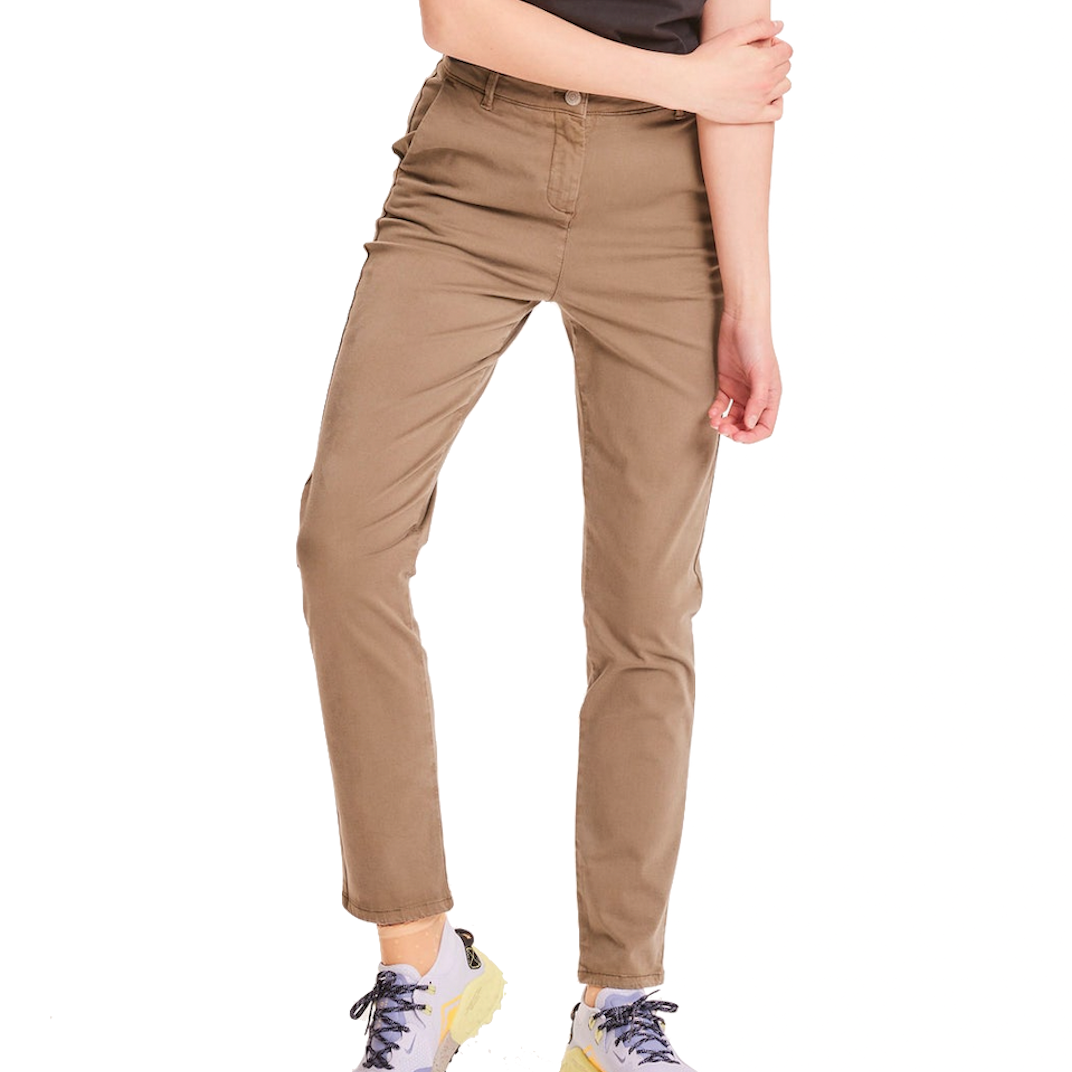 KnowledgeCotton Apparel KnowledgeCotton, Alma Slim Chino, Burned olive, 34