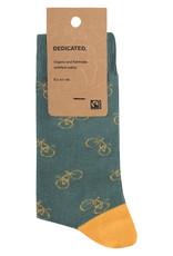 Dedicated Dedicated, Sigtuna Bike Pattern, forest green, 41-45