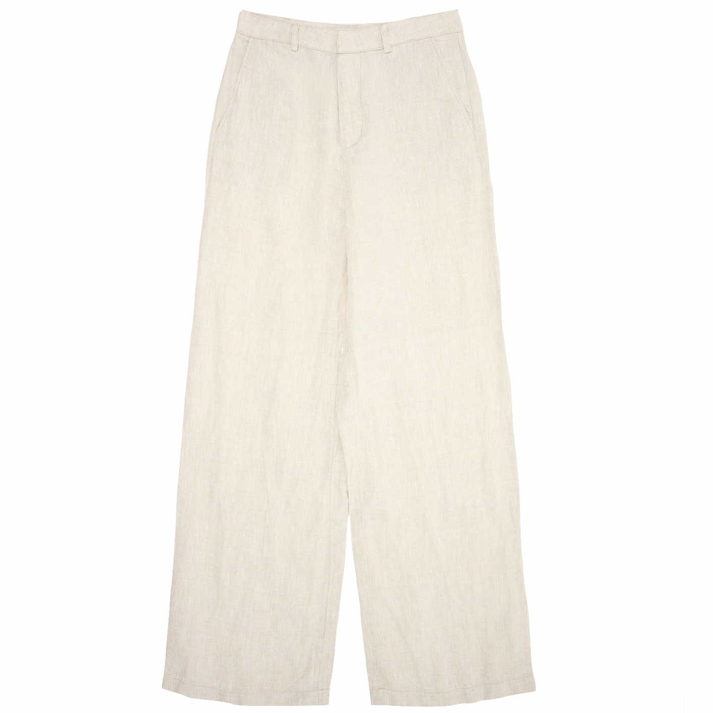 KnowledgeCotton Apparel KnowledgeCotton, Posey natural linen pants, light feather grey, S