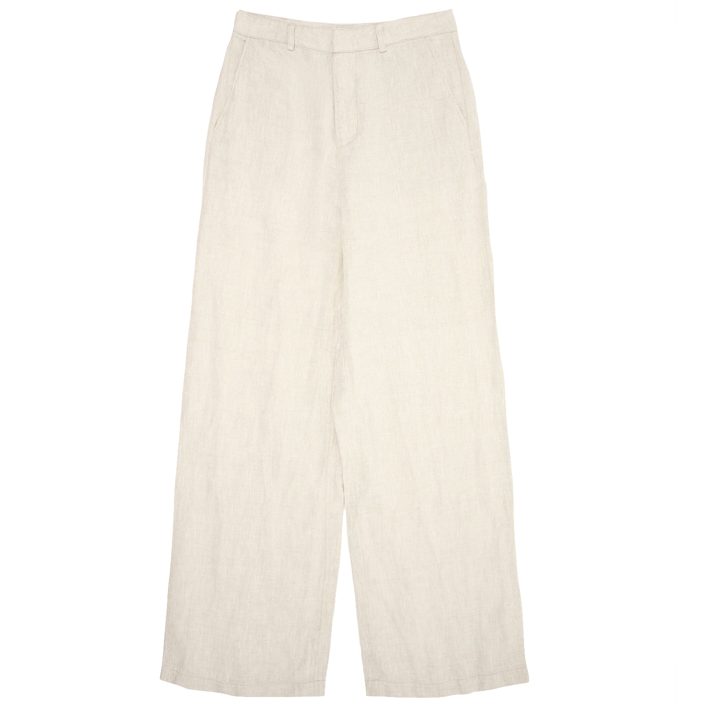 KnowledgeCotton Apparel KnowledgeCotton, Posey natural linen pants, light feather grey, M