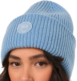 KnowledgeCotton Apparel KnowledgeCotton, Big Rib Beanie, asley blue, One Size