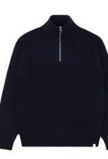 RVLT RVLT, 6566  Half-Zip Knit, navy, S