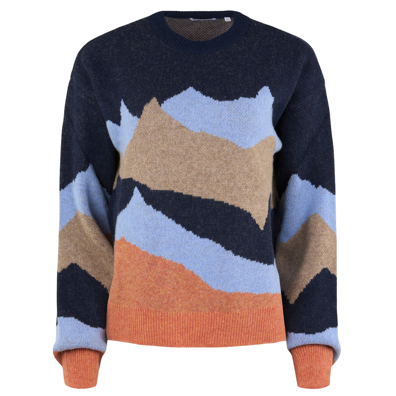 KnowledgeCotton Apparel KnowledgeCotton, Mountain crew neck knit, item colour, M