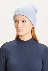 KnowledgeCotton Apparel KnowledgeCotton, Leaf Milano Stitch Beanie, blue fog