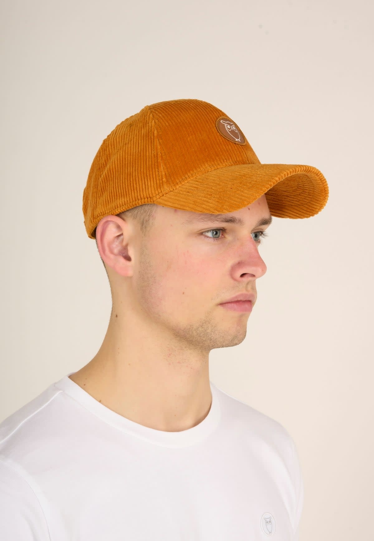 KnowledgeCotton Apparel KnowledgeCotton, 8-wales corduroy cap, Desert sun