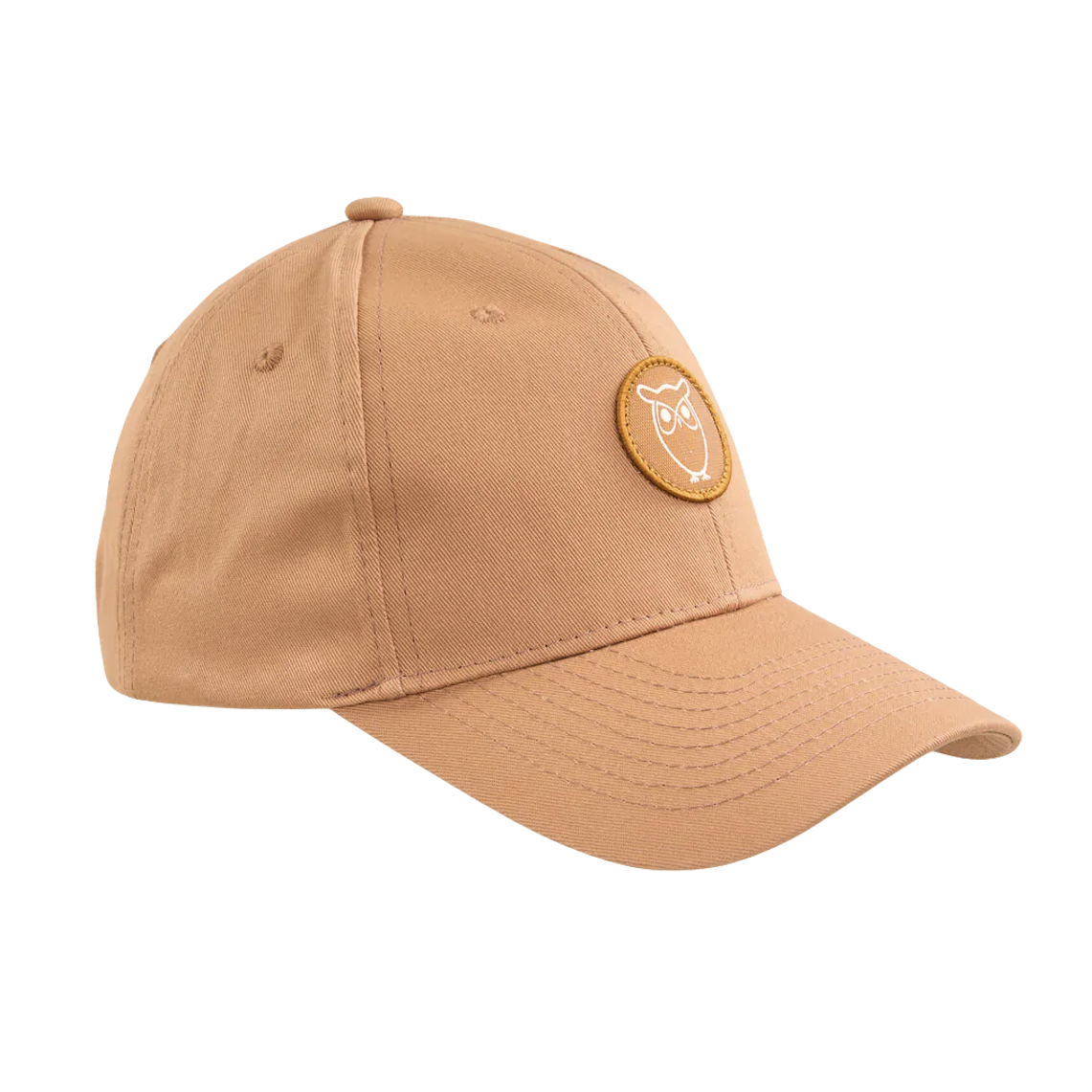 KnowledgeCotton Apparel KnowledgeCotton, Twill cap, Brown sugar, one size