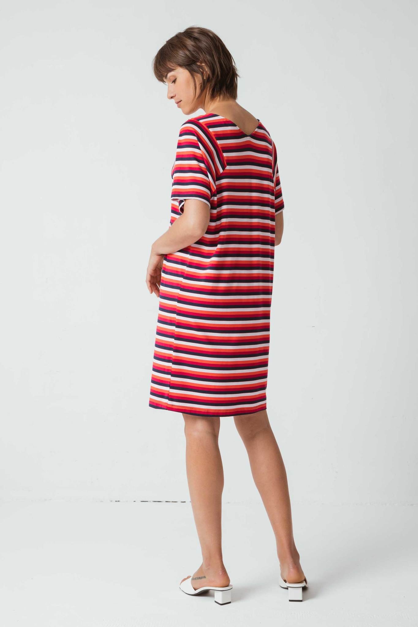 Skunkfunk Skfk, Ary Dress, red stripes, M (40)