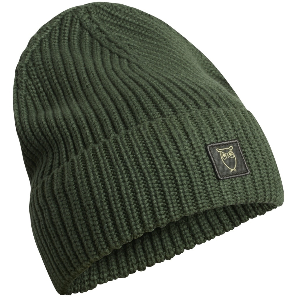 KnowledgeCotton Apparel KnowledgeCotton, Rib hat, green forrest, One Size