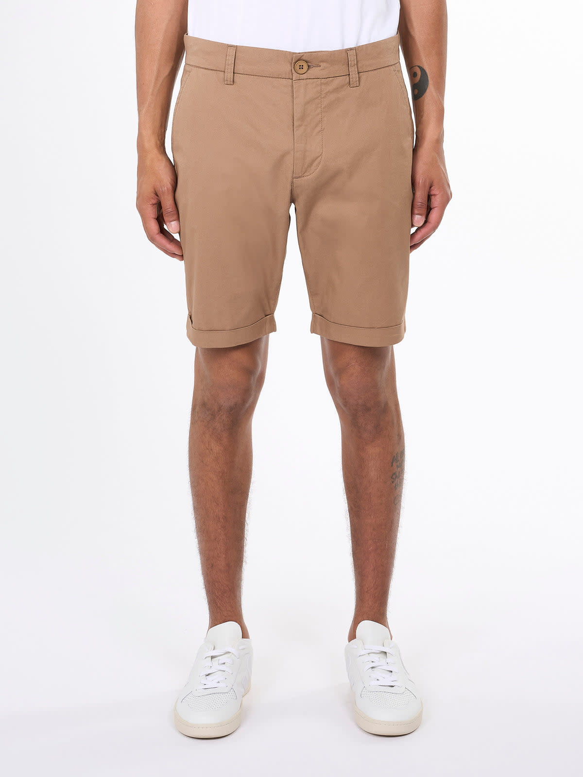 KnowledgeCotton Apparel KnowledgeCotton, Chino Poplin Shorts, tuffet, 34