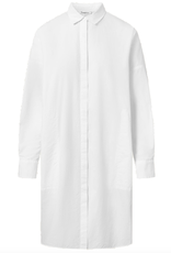 KnowledgeCotton Apparel KnowledgeCotton, Poplin Shirt Dress, bright white, M