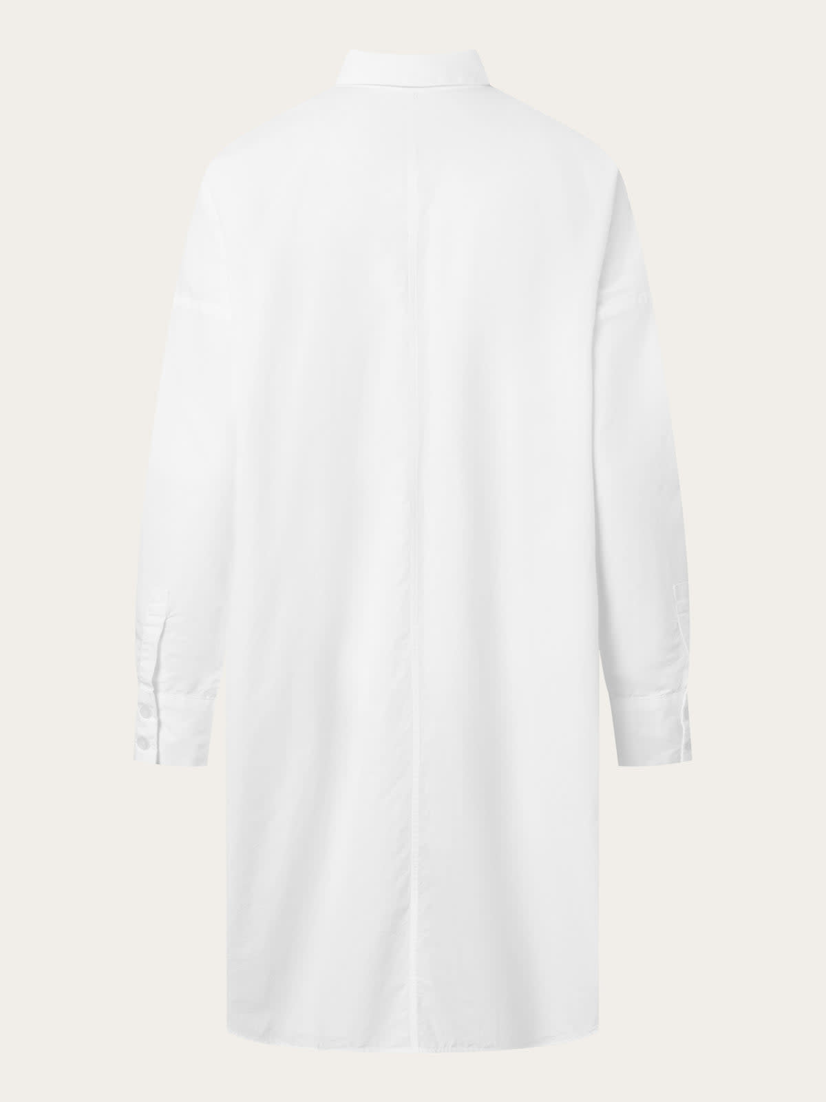 KnowledgeCotton Apparel KnowledgeCotton, Poplin Shirt Dress, bright white, XS