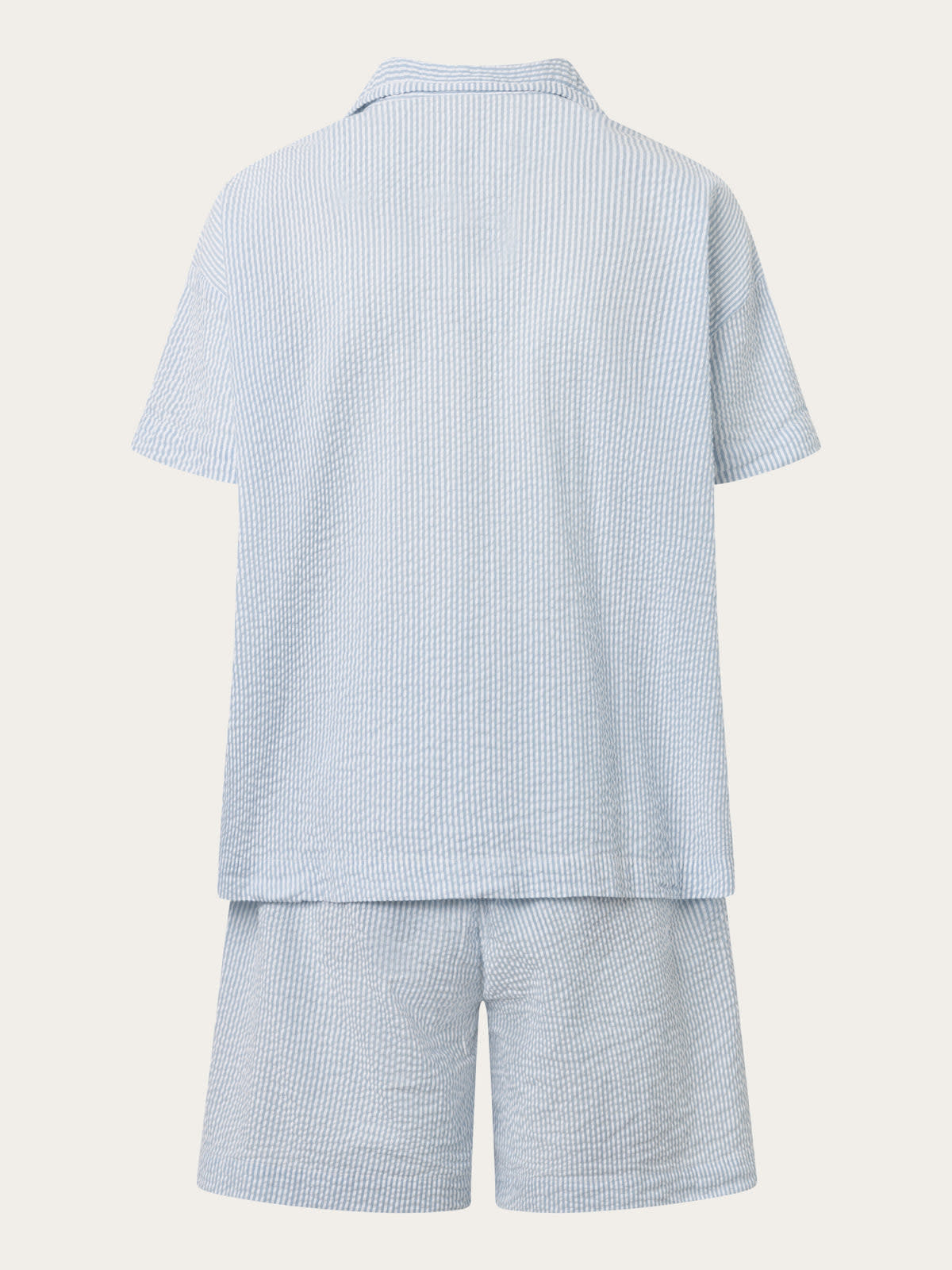 KnowledgeCotton Apparel KnowledgeCotton, set short, blue fog, XS