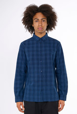 KnowledgeCotton Apparel KnowledgeCotton, Costum Checked Linen, navy check, XL