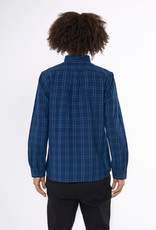 KnowledgeCotton Apparel KnowledgeCotton, Costum Checked Linen, navy check, L