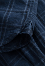 KnowledgeCotton Apparel KnowledgeCotton, Costum Checked Linen, navy check, L