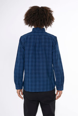 KnowledgeCotton Apparel KnowledgeCotton, Costum Checked Linen, navy check, M