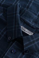 KnowledgeCotton Apparel KnowledgeCotton, Costum Checked Linen, navy check, S