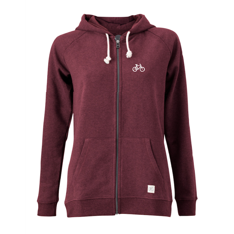 ZRCL ZRCL, W Zip-Hoodie, Velo, dark wine, XS